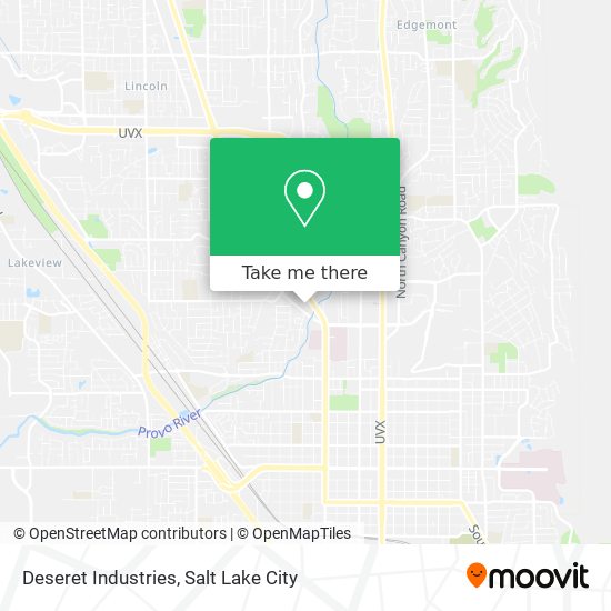 Deseret Industries map