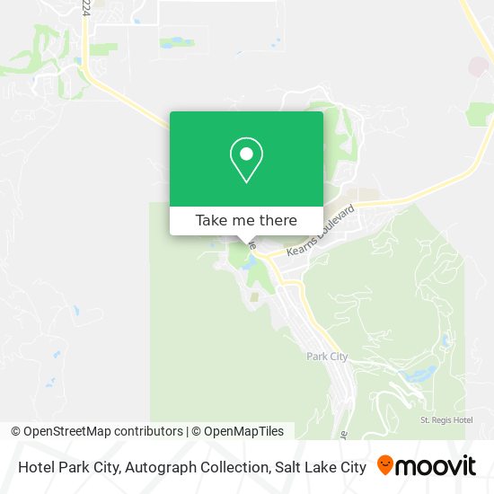 Hotel Park City, Autograph Collection map