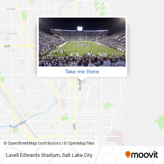 Mapa de Lavell Edwards Stadium