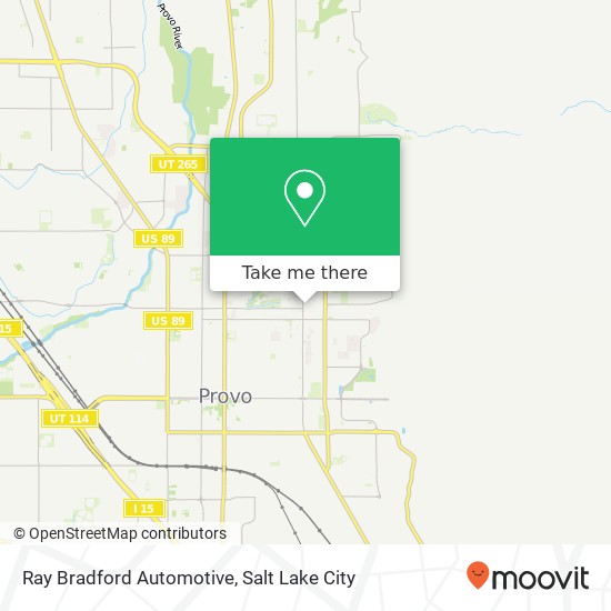 Ray Bradford Automotive map