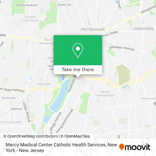 Mercy Medical Center Catholic Health Services map