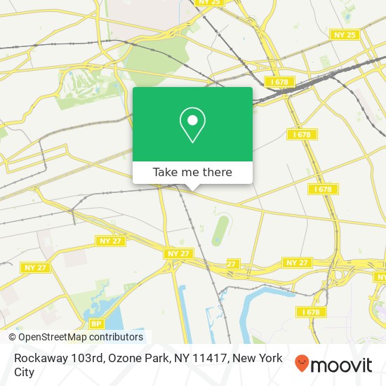 Mapa de Rockaway 103rd, Ozone Park, NY 11417