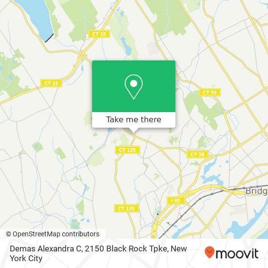 Mapa de Demas Alexandra C, 2150 Black Rock Tpke