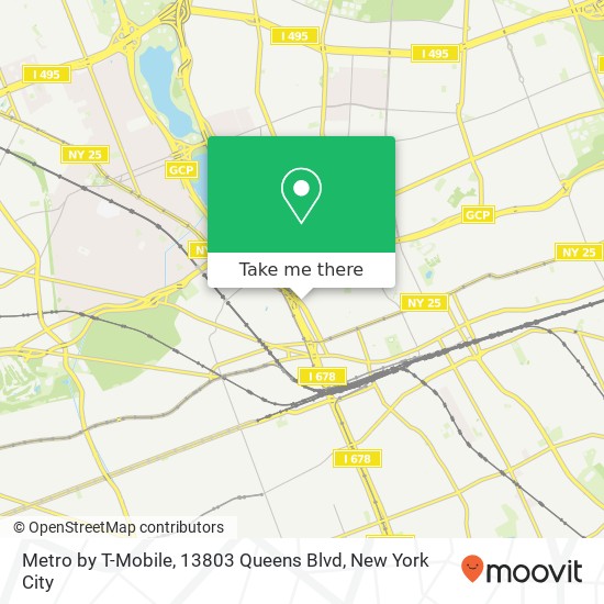 Mapa de Metro by T-Mobile, 13803 Queens Blvd