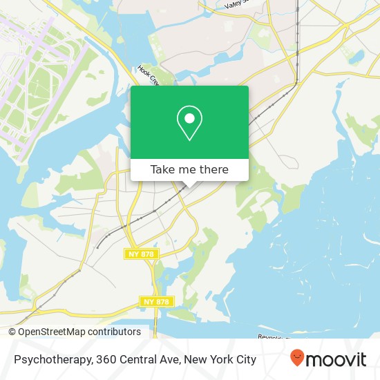 Mapa de Psychotherapy, 360 Central Ave