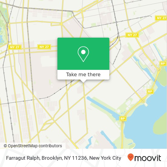 Mapa de Farragut Ralph, Brooklyn, NY 11236