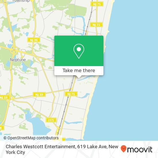 Charles Westcott Entertainment, 619 Lake Ave map