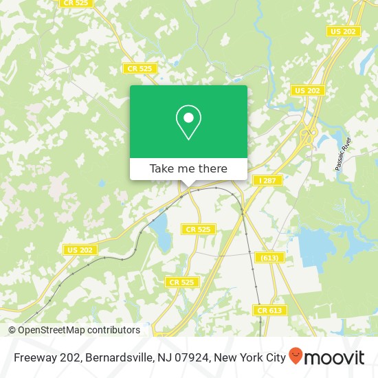 Freeway 202, Bernardsville, NJ 07924 map