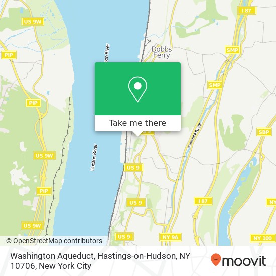 Washington Aqueduct, Hastings-on-Hudson, NY 10706 map