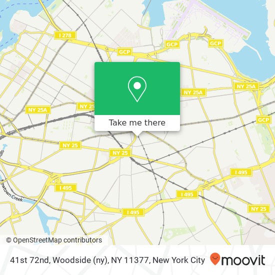 41st 72nd, Woodside (ny), NY 11377 map