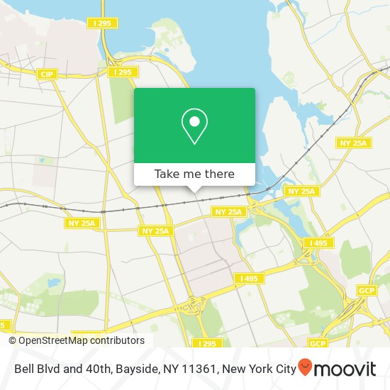 Mapa de Bell Blvd and 40th, Bayside, NY 11361