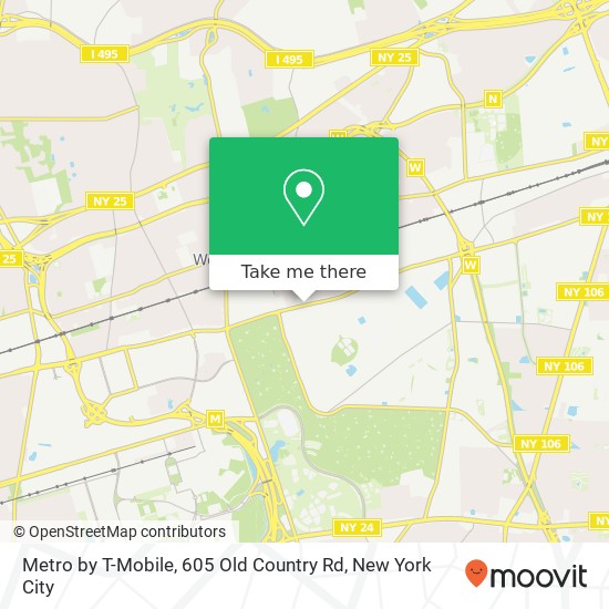 Metro by T-Mobile, 605 Old Country Rd map