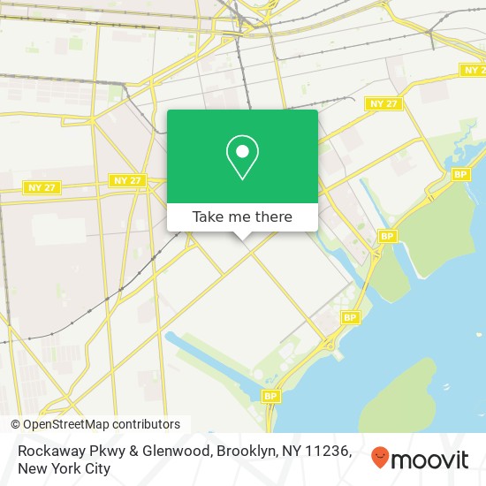 Mapa de Rockaway Pkwy & Glenwood, Brooklyn, NY 11236