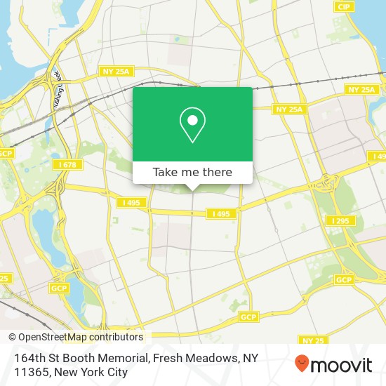 Mapa de 164th St Booth Memorial, Fresh Meadows, NY 11365
