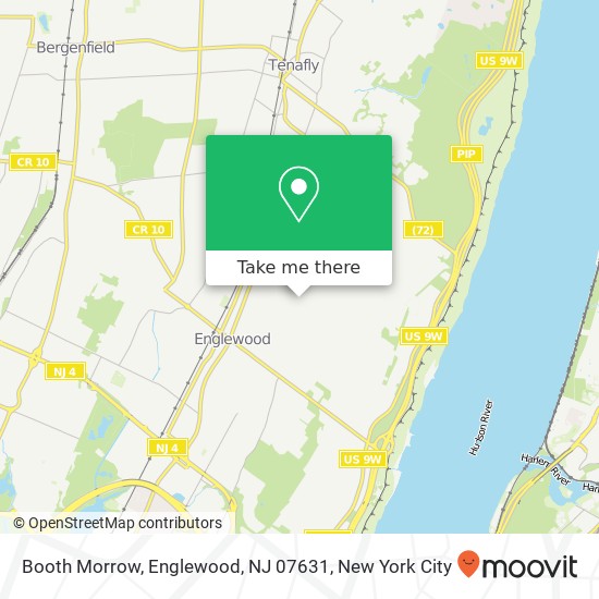 Mapa de Booth Morrow, Englewood, NJ 07631