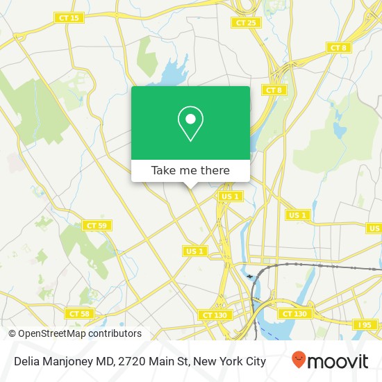 Mapa de Delia Manjoney MD, 2720 Main St