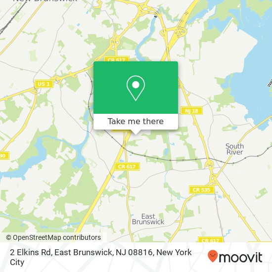 2 Elkins Rd, East Brunswick, NJ 08816 map
