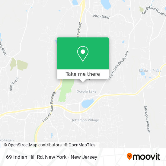 Mapa de 69 Indian Hill Rd