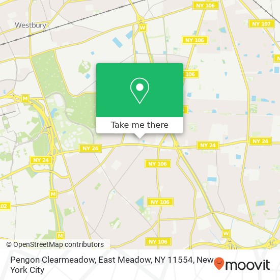 Mapa de Pengon Clearmeadow, East Meadow, NY 11554