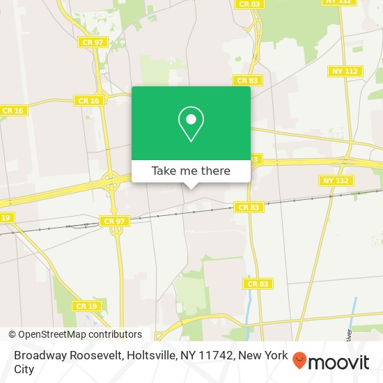 Broadway Roosevelt, Holtsville, NY 11742 map