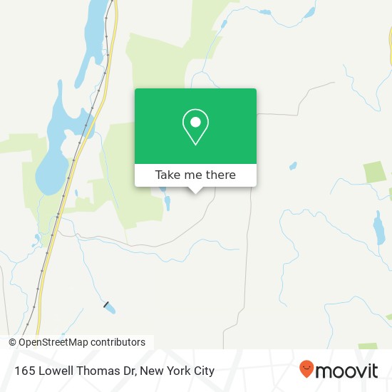 Mapa de 165 Lowell Thomas Dr, Pawling, NY 12564