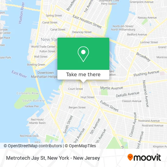 Metrotech Jay St map