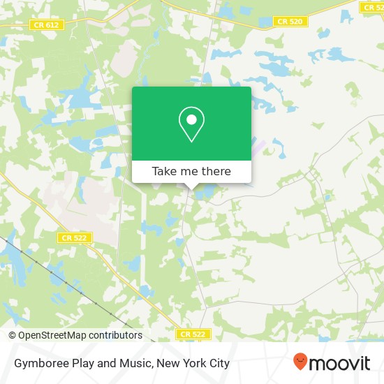 Mapa de Gymboree Play and Music, 557 Englishtown Rd