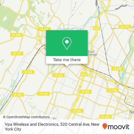 Vpa Wireless and Electronics, 520 Central Ave map