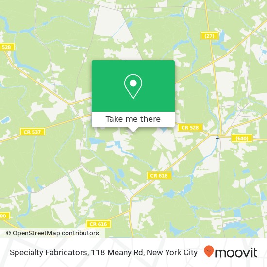 Specialty Fabricators, 118 Meany Rd map