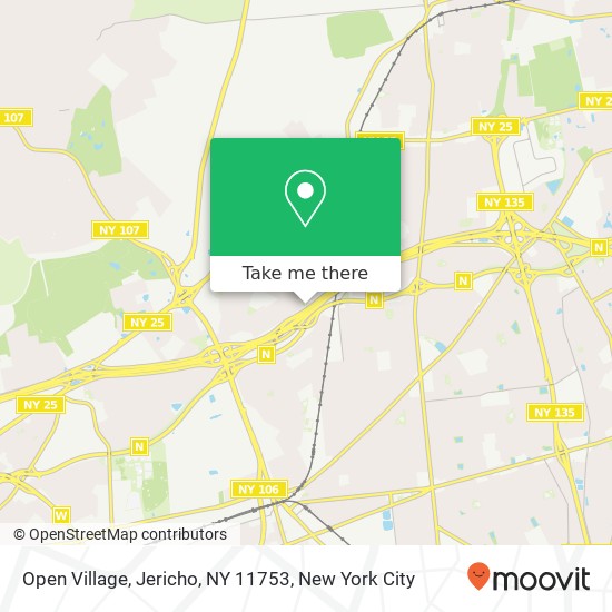 Mapa de Open Village, Jericho, NY 11753