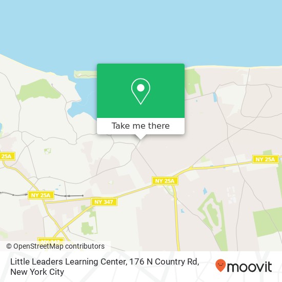 Mapa de Little Leaders Learning Center, 176 N Country Rd