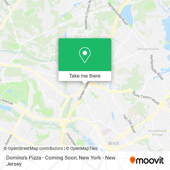 Mapa de Domino's Pizza - Coming Soon