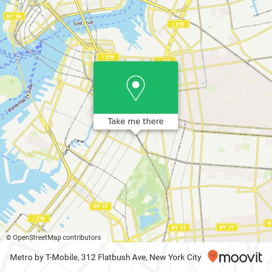 Metro by T-Mobile, 312 Flatbush Ave map