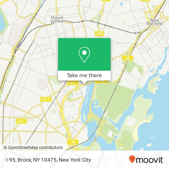 Mapa de I-95, Bronx, NY 10475