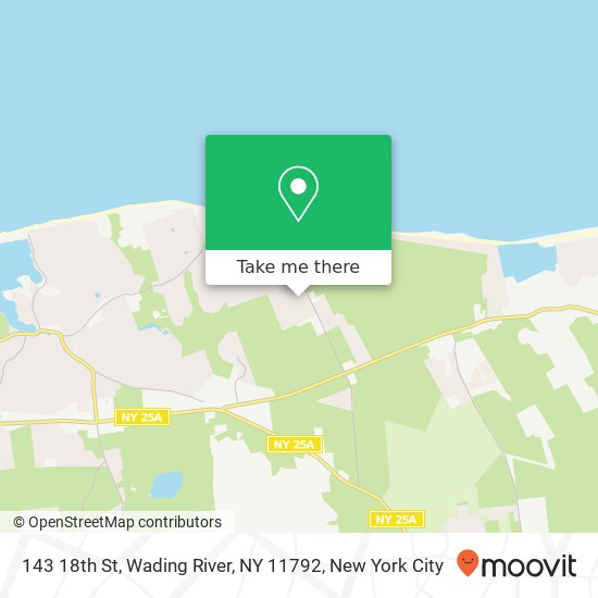 143 18th St, Wading River, NY 11792 map