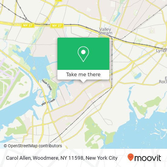 Carol Allen, Woodmere, NY 11598 map