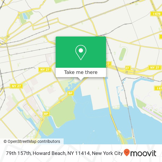 Mapa de 79th 157th, Howard Beach, NY 11414