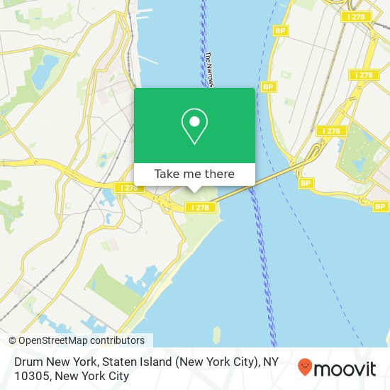 Drum New York, Staten Island (New York City), NY 10305 map