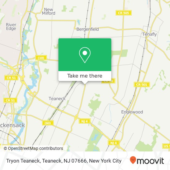 Tryon Teaneck, Teaneck, NJ 07666 map