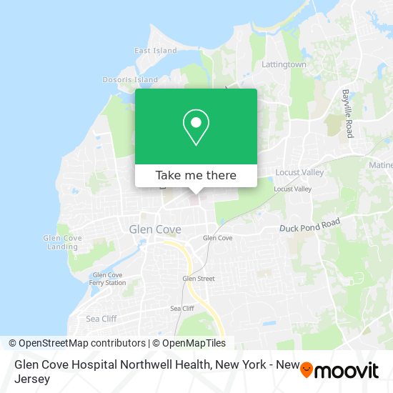 Mapa de Glen Cove Hospital Northwell Health