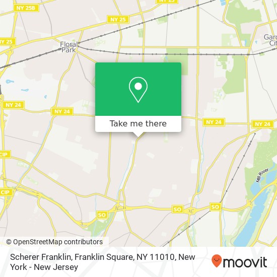 Mapa de Scherer Franklin, Franklin Square, NY 11010