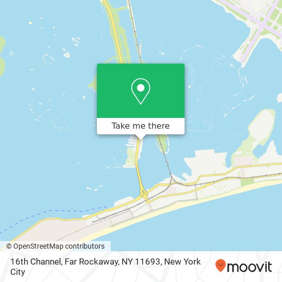 Mapa de 16th Channel, Far Rockaway, NY 11693