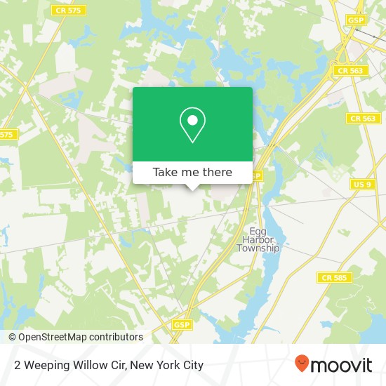 2 Weeping Willow Cir, Egg Harbor Twp, NJ 08234 map