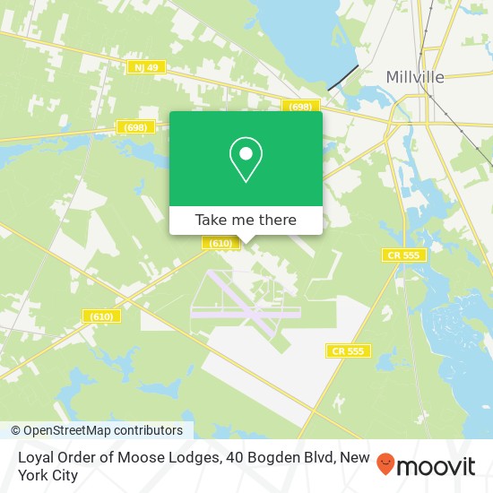 Loyal Order of Moose Lodges, 40 Bogden Blvd map