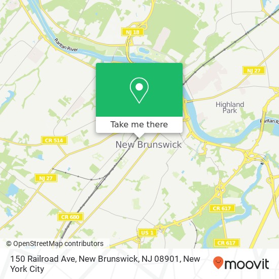150 Railroad Ave, New Brunswick, NJ 08901 map