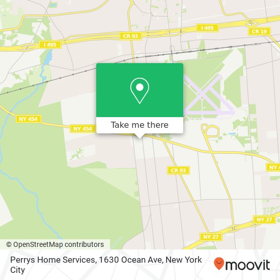 Perrys Home Services, 1630 Ocean Ave map