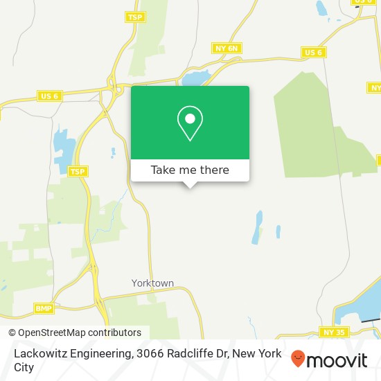 Mapa de Lackowitz Engineering, 3066 Radcliffe Dr