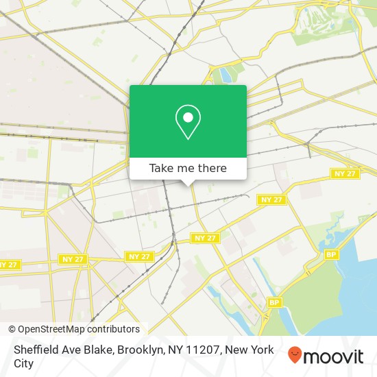 Sheffield Ave Blake, Brooklyn, NY 11207 map