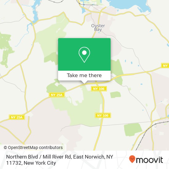 Mapa de Northern Blvd / Mill River Rd, East Norwich, NY 11732