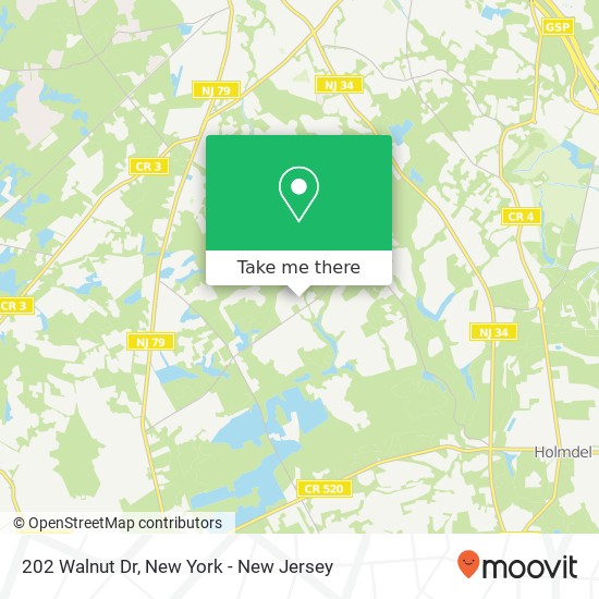 202 Walnut Dr, Morganville, NJ 07751 map